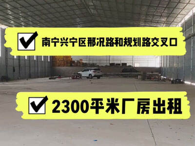 廣西南寧興寧區(qū)有2300平米普通倉庫純租 (585播放)