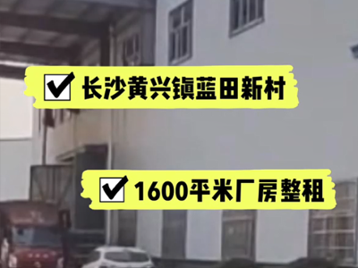 湖南長沙長沙縣有1600平米普通倉庫純租 (558播放)