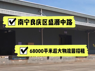 廣西南寧良慶區(qū)有68000平米高標倉庫純租 (554播放)