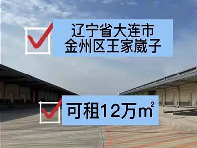 遼寧大連金州區(qū)有140000平米普通倉庫純租/托管 (536播放)